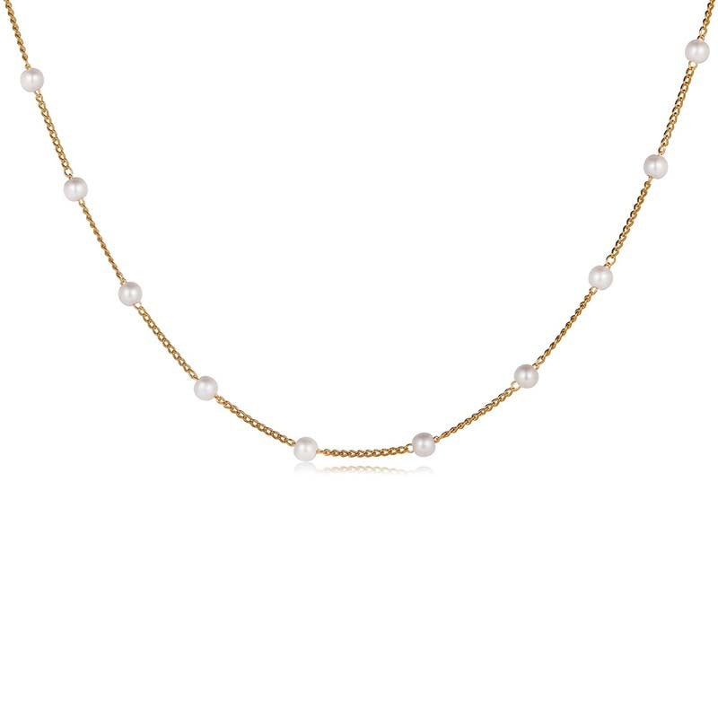 Colar Pérolas Minimalista