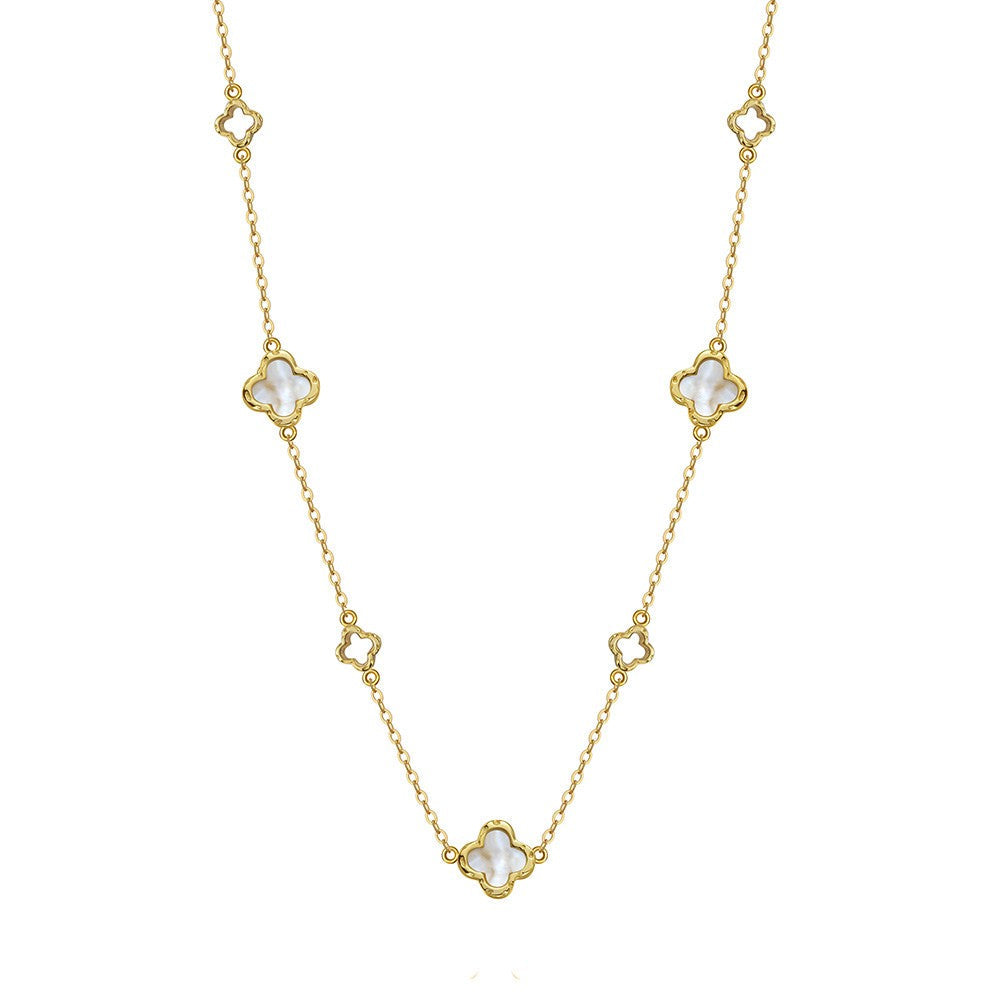 Colar Flor de Prata 925