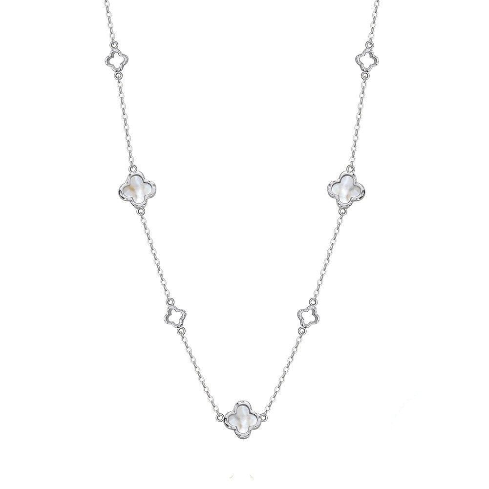 Colar Flor de Prata 925