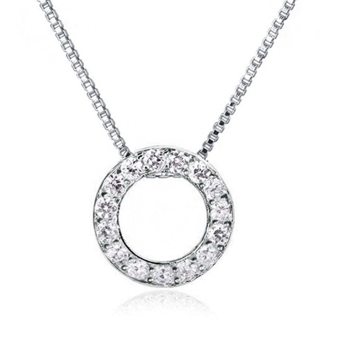 Colar Círculo de Zircônias